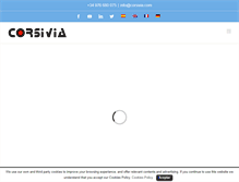 Tablet Screenshot of corsivia.com